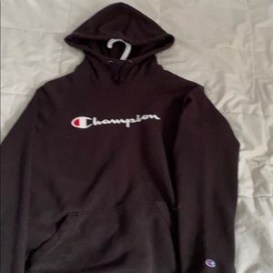 Black champion sweater